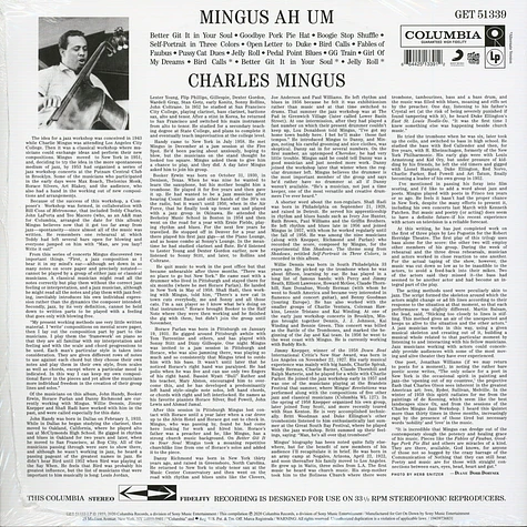 Charles Mingus - Mingus Ah Um Redux