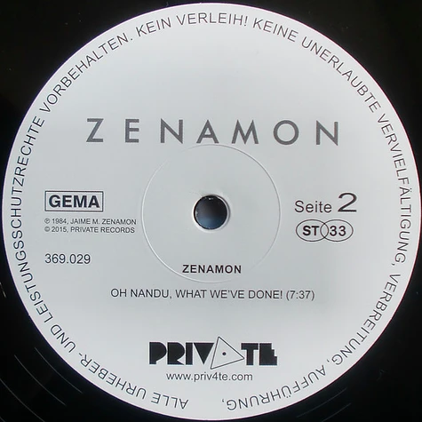 Zenamon - Oh Nandu, What We've Done!