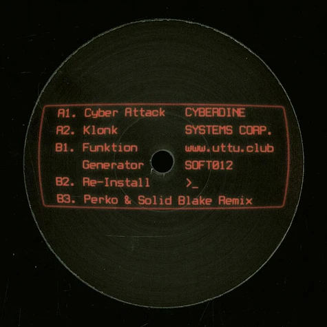 Cyberdine Systems Corp. (Alex Jann & DJ Haus) - Cyber Attack EP Transparent Vinyl Edition