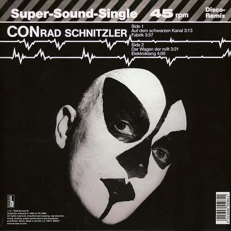 Conrad Schnitzler - Auf Dem Schwarzen Kanal HHV Exclusive White Vinyl Edition