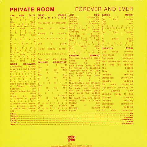 Private Room - Forever And Ever