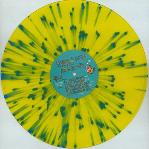 George Clanton & Nick Hexum - George Clanton & Nick Hexum Yellow Blue Splattered Vinyl Edition
