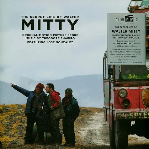 Theodore Shapiro & José Gonzáles - OST The Secret Life Of Walter Mitty Score Limited Numbered Red Vinyl Edition