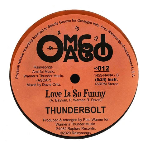 Thunderbolt - Love Is So Funny