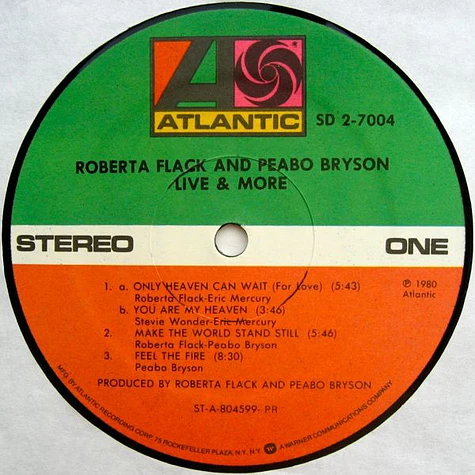 Roberta Flack And Peabo Bryson - Live & More