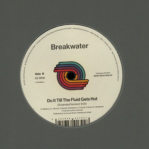Breakwater - No Limit / Do It Till The Fluid Remastered Edition