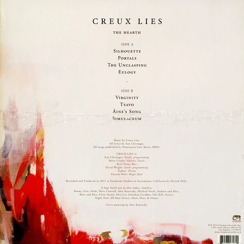 Creux Lies - The Hearth White Vinyl Edition