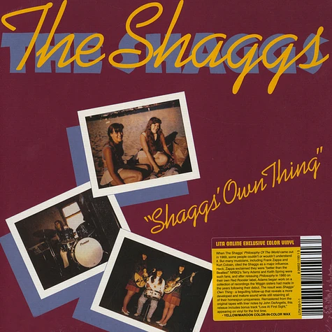 The Shaggs - Shagg's Own Thing - Yellow/Maroon Color-In-Color Wax