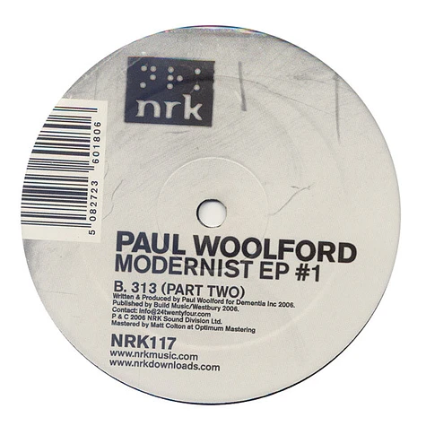 Paul Woolford - Modernist EP #1