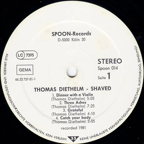 Thomas Diethelm - Shaved