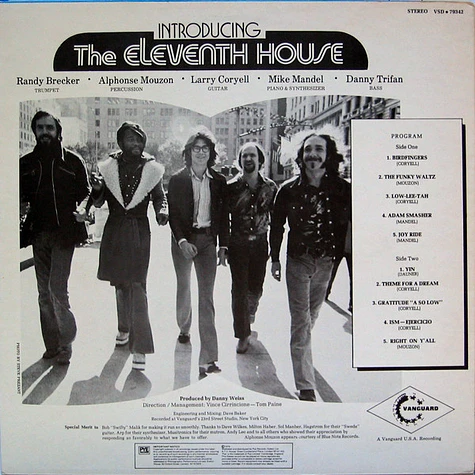 The Eleventh House With Larry Coryell - Introducing The Eleventh House