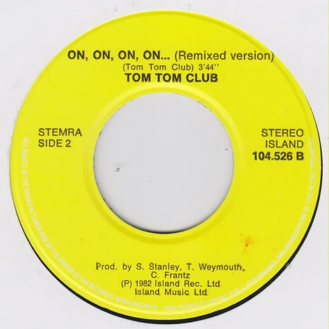 Tom Tom Club - Under The Boardwalk
