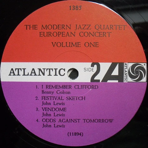 The Modern Jazz Quartet - European Concert : Volume One