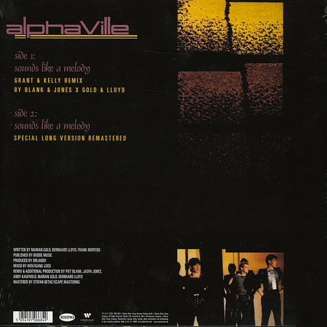Alphaville - Sounds Like A Melody Grant & Kelly Remix By Blank & Jones X Gold & Lloyd Yellow Record Store Day 2020 Edition