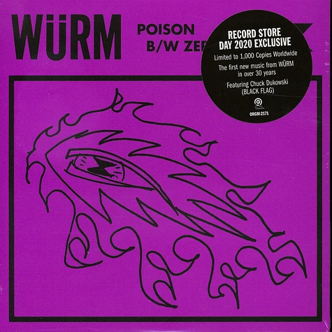 Würm - Poison / Zero Sum Record Store Day 2020 Edition