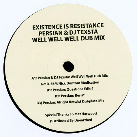 Persian & DJ Texsta - Well Well Well Dub Mix