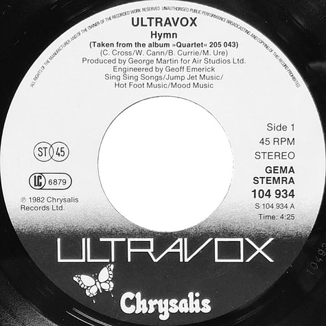 Ultravox - Hymn