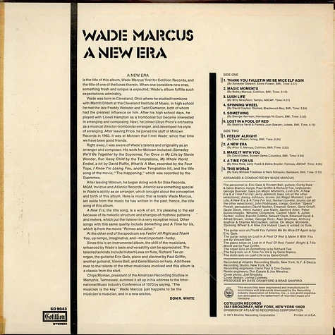 Wade Marcus - A New Era