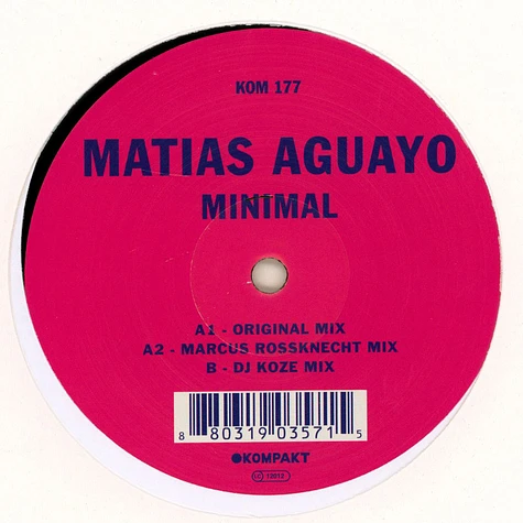 Matias Aguayo - Minimal
