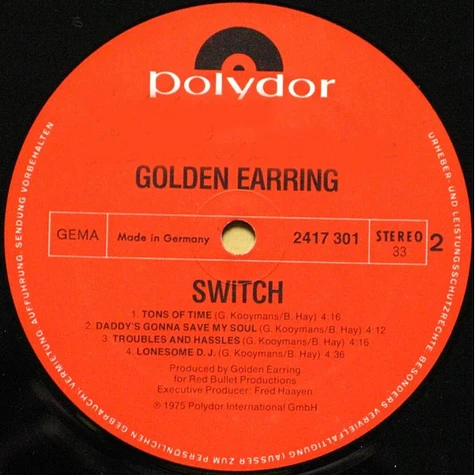 Golden Earring - Switch