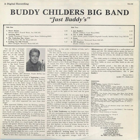 Buddy Childers Big Band - Just Buddy's
