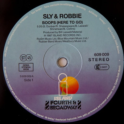 Sly & Robbie - Boops (Here To Go)