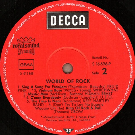 V.A. - The World Of Rock