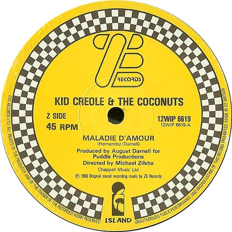 Kid Creole And The Coconuts - Maladie D'amour