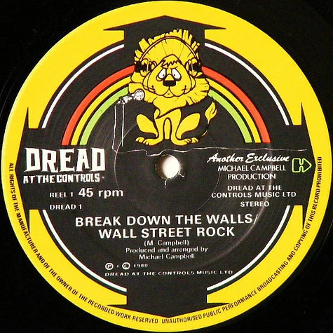 Mikey Dread - Break Down The Walls / The Jumping Master