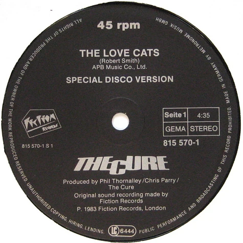 The Cure - The Love Cats