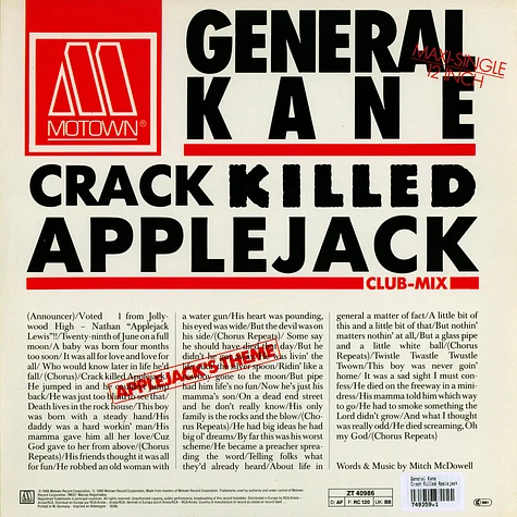 General Kane - Crack Killed Applejack