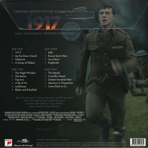 Thomas Newman - OST 1917 Flame Green & Silver Swirled Vinyl Edition