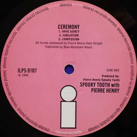 Spooky Tooth / Pierre Henry - Ceremony: An Electronic Mass