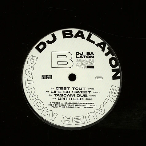 DJ Balaton - Blauer Montag