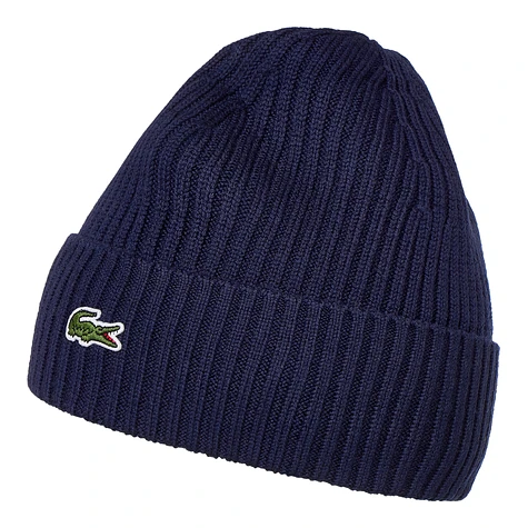 Lacoste - Embroidered Green Crocodile Beanie
