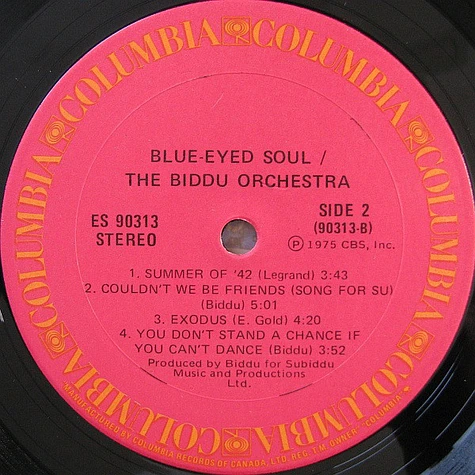 Biddu Orchestra - Blue-Eyed Soul