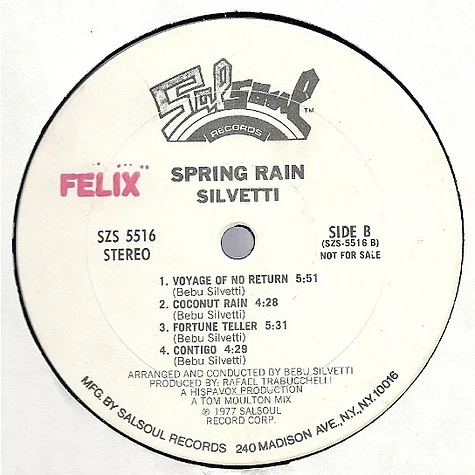 Bebu Silvetti - Spring Rain