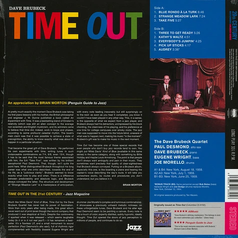 Dave Brubeck - Time Out Yellow Vinyl Edition