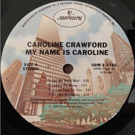 Caroline Crawford - My Name Is Caroline