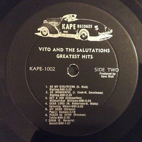 Vito & The Salutations - Greatest Hits
