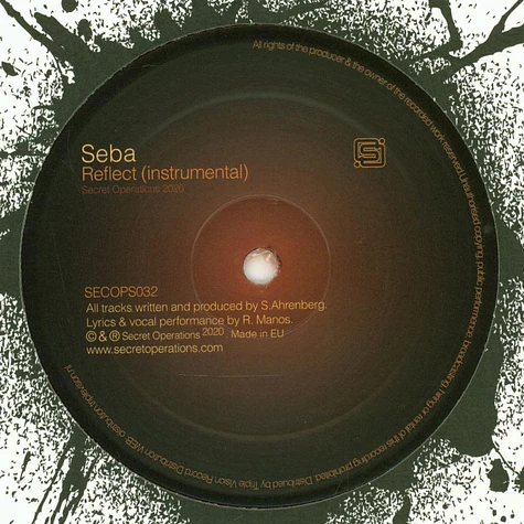 Seba - Reflect Feat. Robert Manos Dark Red Marbled Vinyl Edition