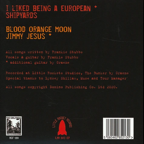 Frankie Stubbs - Blood Orange Moon