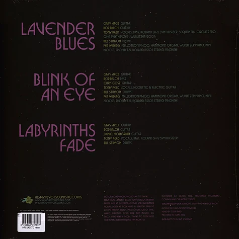 Big Scenic Nowhere - Lavender Blues Neon Colored Vinyl Edition