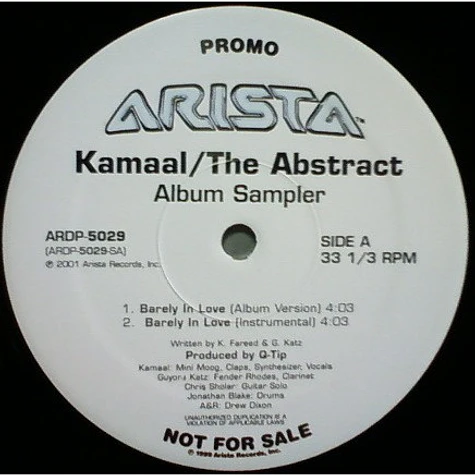 Kamaal Fareed - The Abstract (Album Sampler)