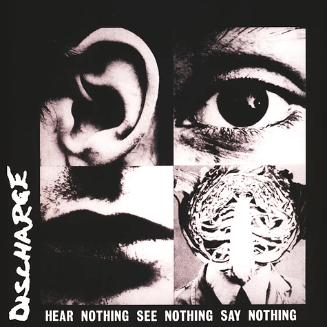 Discharge - Hear Nothing See Nothing Say Nothing Grey/Black Splatter Vinyl Edition