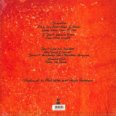 Phil Collins - No Jacket Required Orange Vinyl Edition