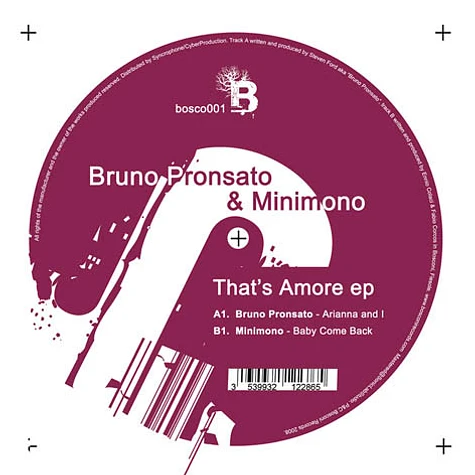 Bruno Pronsato & Minimono - That's Amore EP