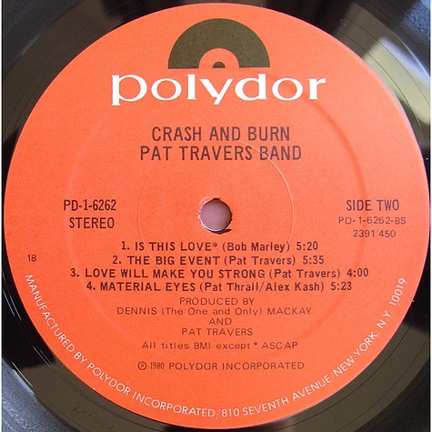 Pat Travers Band - Crash And Burn