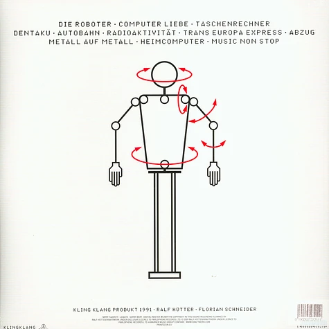 Kraftwerk - The Mix German Version White Vinyl Edition