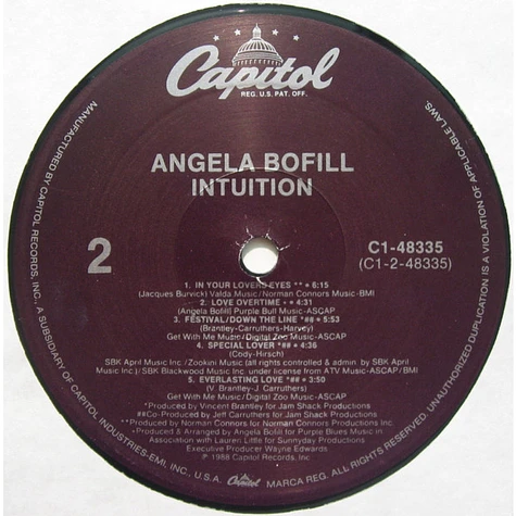 Angela Bofill - Intuition